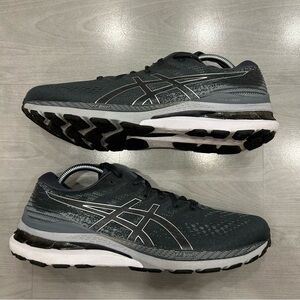 ASICS Gel Kayano 28 Shoes Mens Size 10 Grey Running Athletic Sneakers 101B189